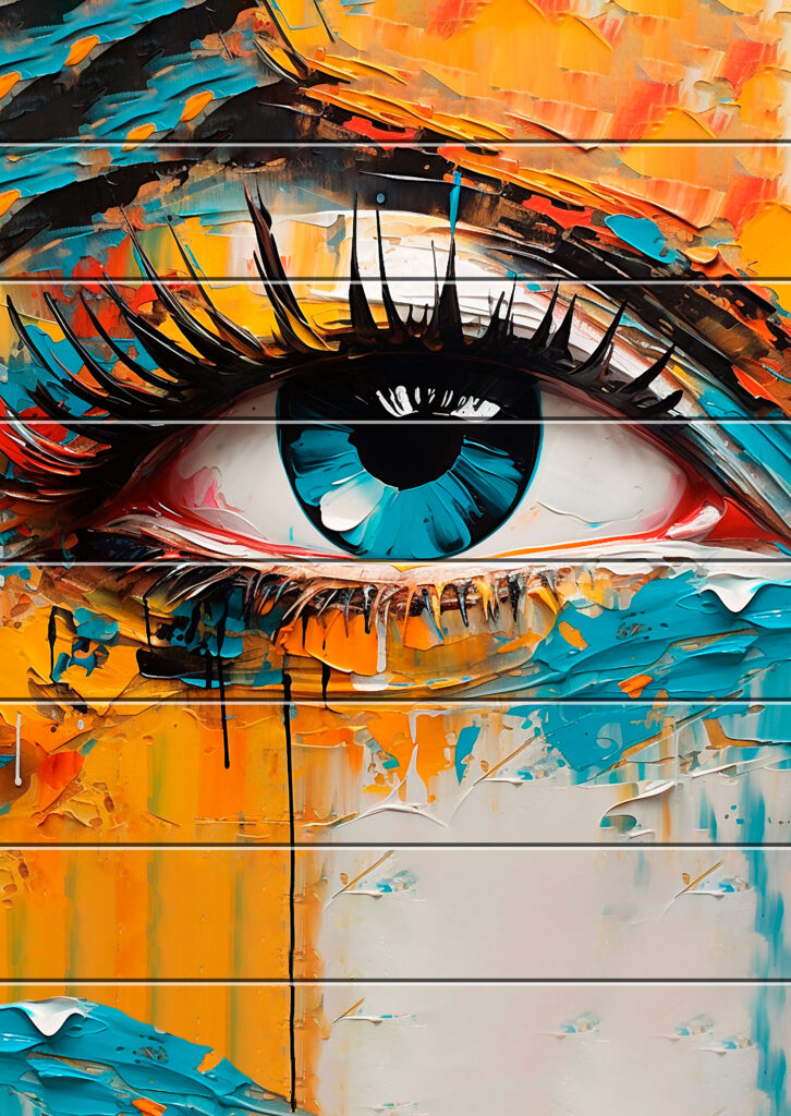vue-murale-panneaux-aluminium-imprime-oeil-couleurs