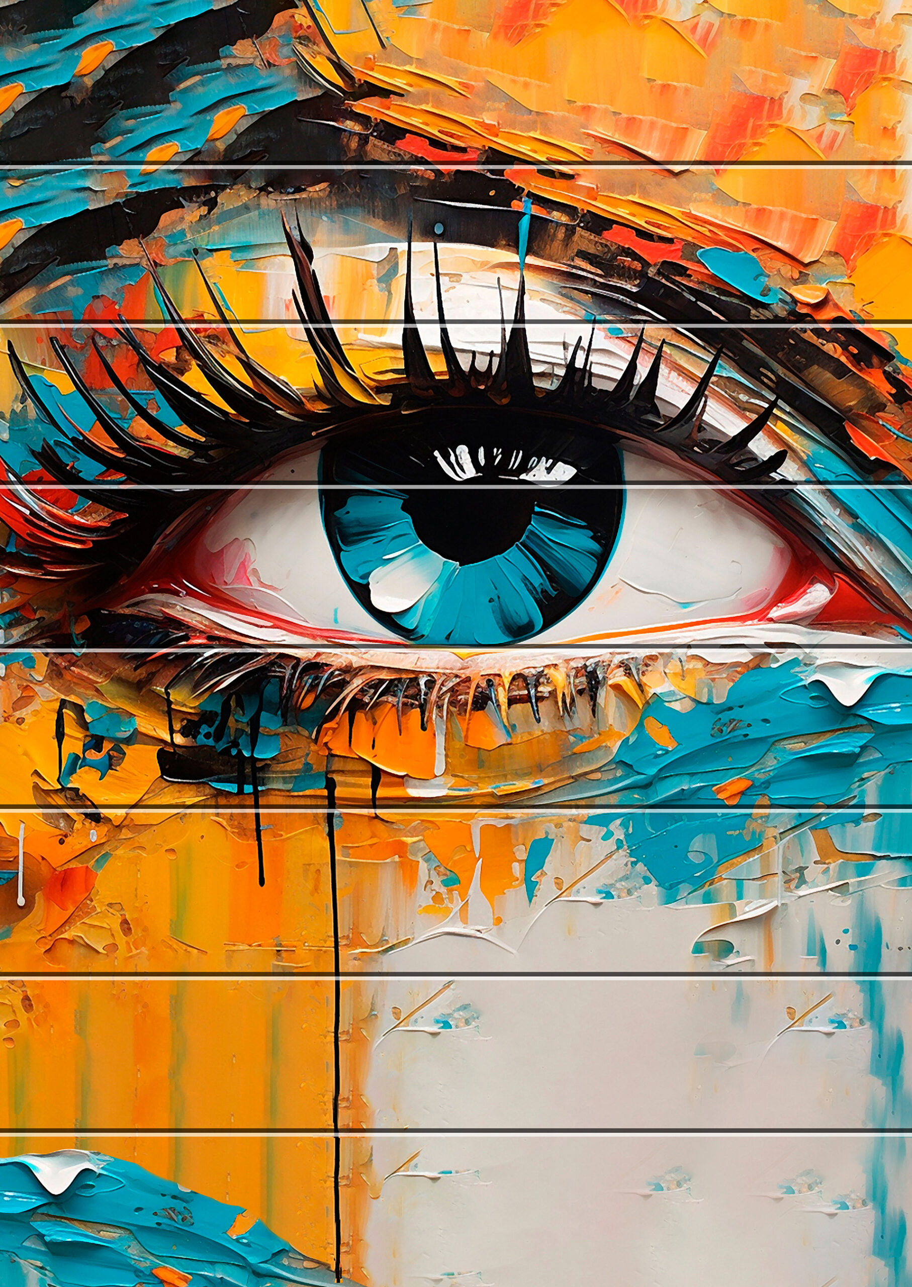 vue-murale-panneaux-aluminium-imprime-oeil-couleurs