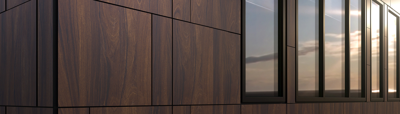 vue-cote-immeuble-moderne-panneaux-imprimes-texture-bois